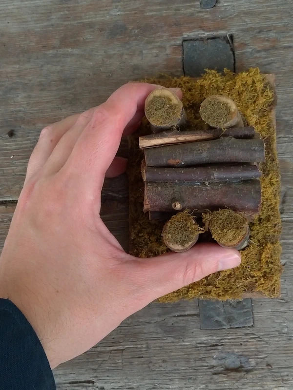 Presepe Diorama Vintage in Legno