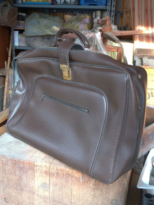 Borsone Borsa da Viaggio Vintage Vera Pelle