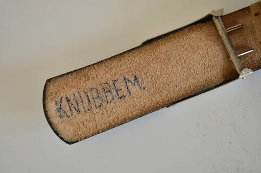 Cinturone Cuoio Esercito Tedesco NVA