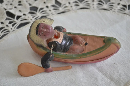 Indiano in Canoa Made in Occupied Japan