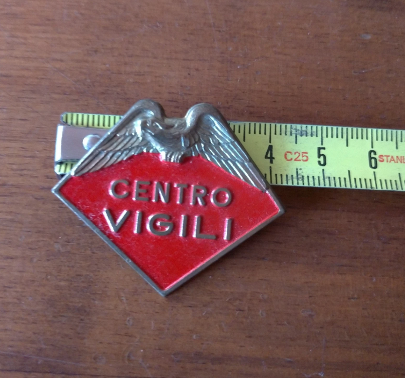 Scudetto Centro Vigili Mondialpol GPG Guardia Giurata