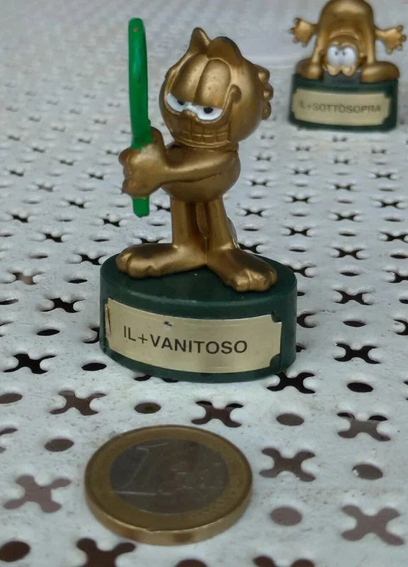 Garfield Il + Vanitoso 1990s Kinder Ferrero Parmalat
