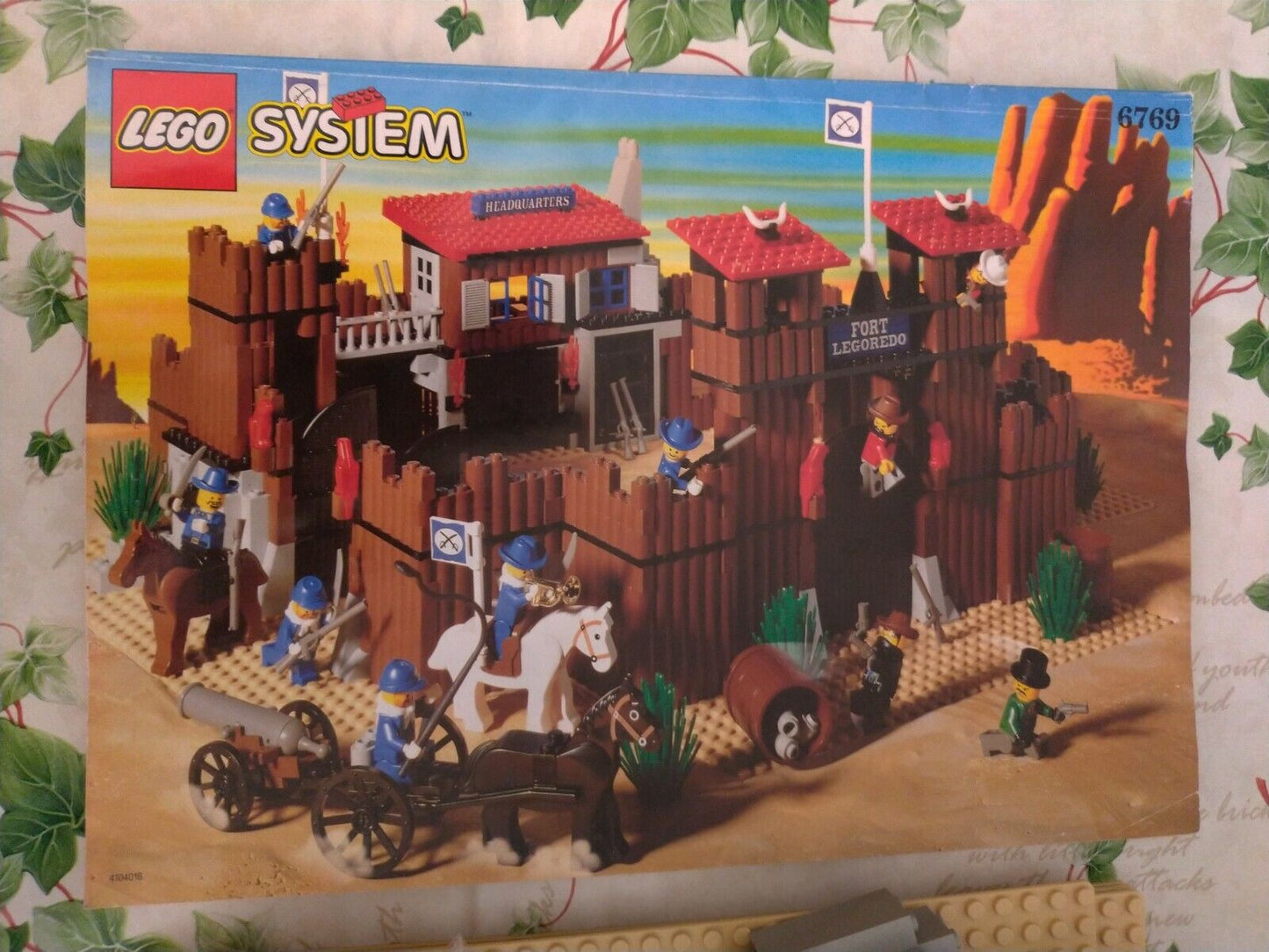 Lego 6769 Fort Legoredo Western 1996 100% Completo System Old Wild West Fortino
