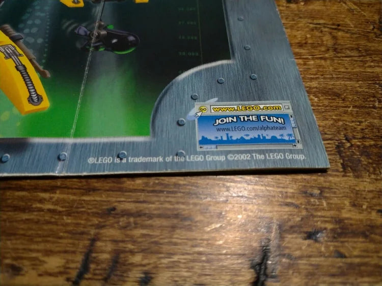 LEGO 4791 Alpha Team Sub-Surface Scooter Vintage Mission Deep Sea Dark 2002