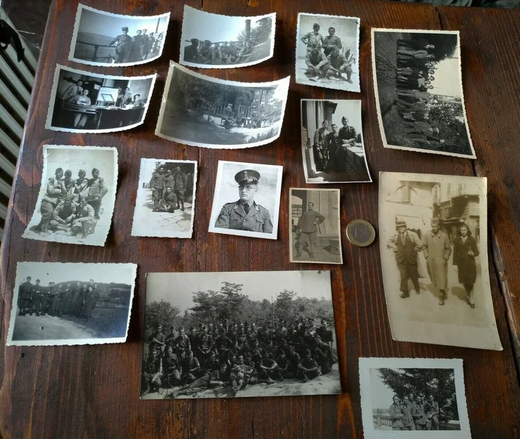 Lotto REGIO ESERCITO ITALIA WW1 BARI 1933 Divisa Fanteria Cappello Fregi REI WW2