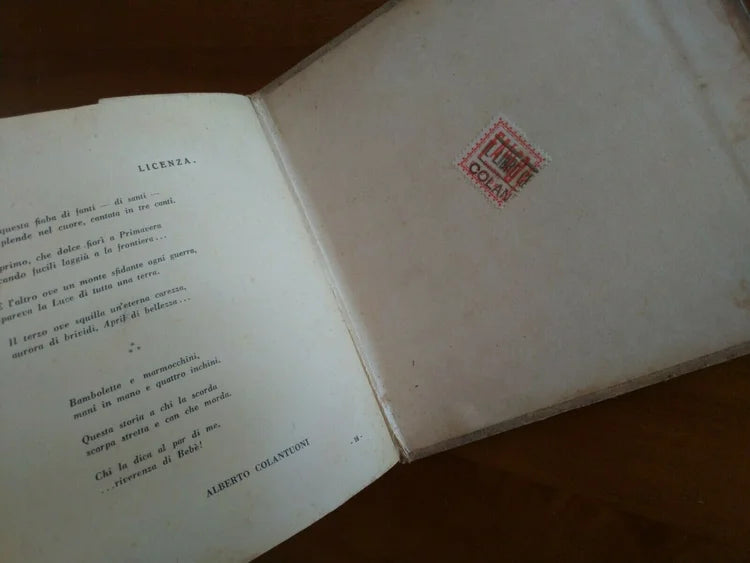1918 IL LIBRO CHE CANTA BEBE RACCONTA LA GUERRA ALBERTO COLANTUONI COLUMBIA