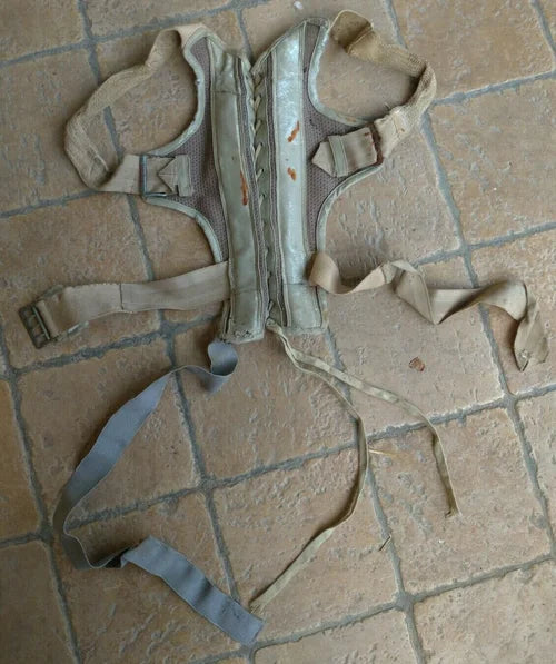 Antico Bustino Corsetto Burlesque Bianco Avorio Stringivita 1800 1900 Bustino