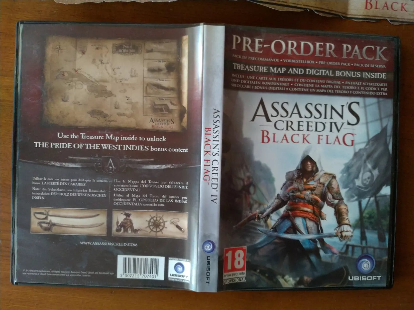 Mappa del Tesoro Pirata Collector Edition ASSASSIN'S CREED IV Black Flag PS3