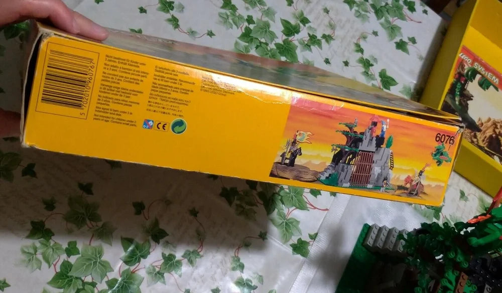 Lego 6076 Dark Dragon's Den 1993 BOX 100% Completo Poster Istruzioni Set Castle