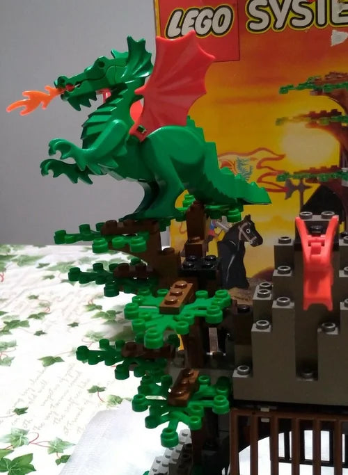 Lego 6076 Dark Dragon's Den 1993 BOX 100% Completo Poster Istruzioni Set Castle