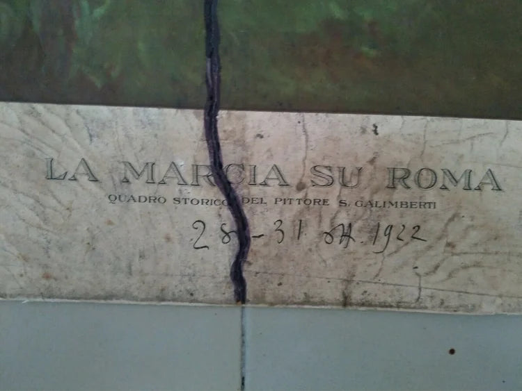 MUSSOLINI 1922 MARCIA SU ROMA GALIMBERTI
