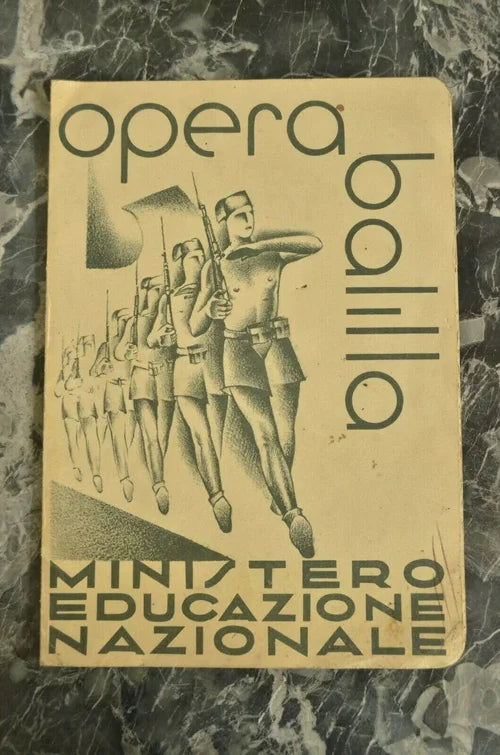 3 pagelle Balilla Vercelli 1936 1937 1938 1939