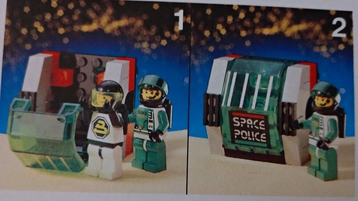 Lego 6957 Solar Snooper 1992 Space Police 100 % Completo