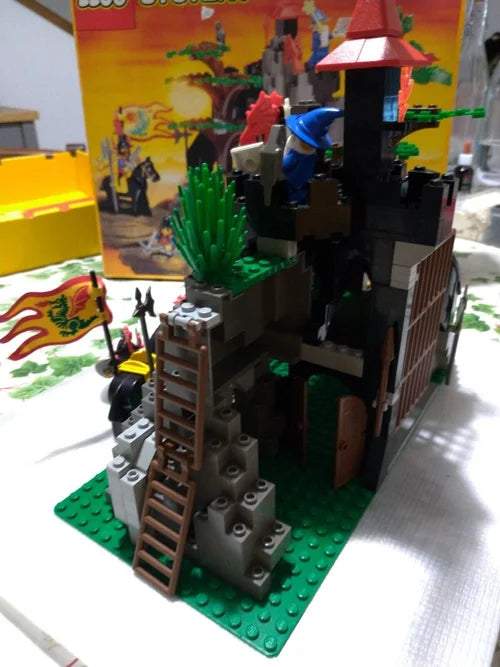 Lego 6076 Dark Dragon's Den 1993 BOX 100% Completo Poster Istruzioni Set Castle