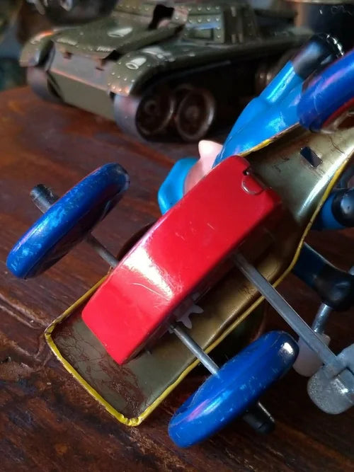 Police Tricycle Tin Wind-Up Clockwork Korean Mtu 1960s 1950s Working Bell Cop