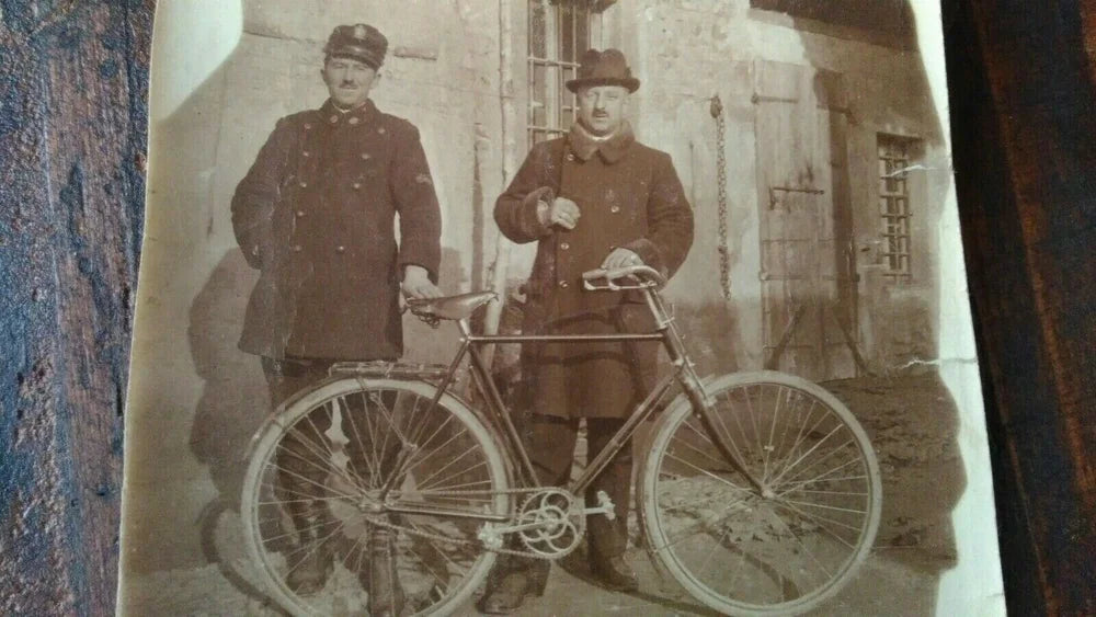 Bici DENTI 1900 Casa Erba Montalbino Foto CICLISMO Bicicletta Epoca fine 800 inizio 900