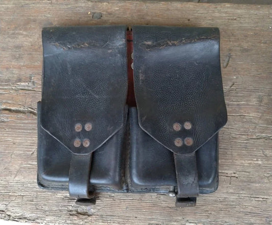 Austria Stolla Wien Ges Gesch Magazine Pouch STG Steyr Fucile Giberna Cuoio