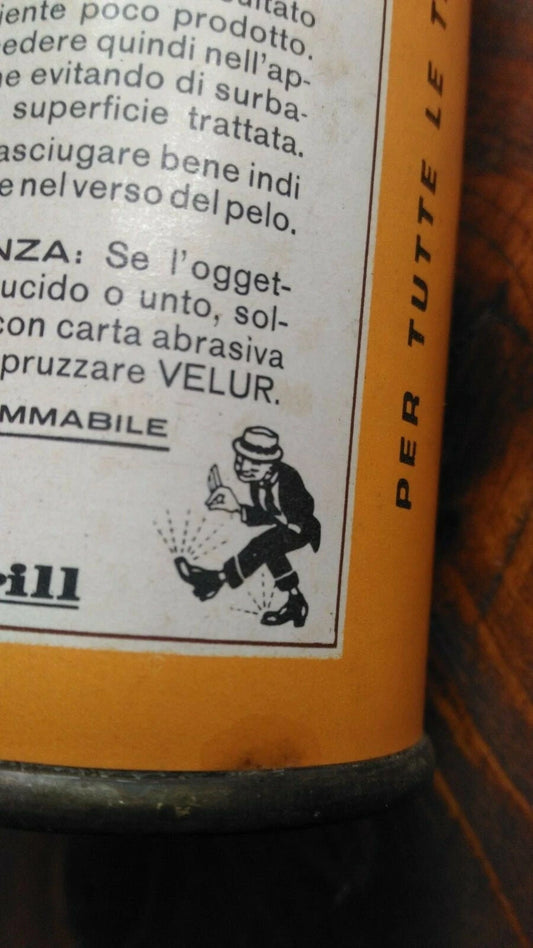 Velur DAIM Spray Salcim Brill Scarpe Shoes Cleaner Vintage 1960s