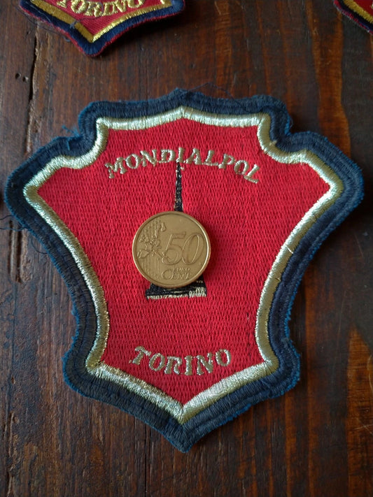 Mondialpol Torino Vigilanza Mole Antonelliana Distintivo GPG Guardia Giurata