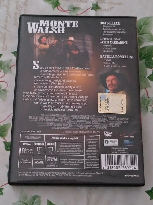 Monte Walsh Dvd Tom Selleck West Fuori Catalogo Giustiziere della Notte Western