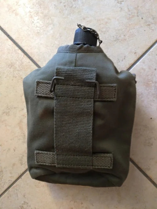 Borraccia Vintage Militare con Fodera tipo WWII