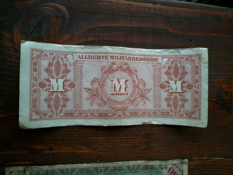 1944 ALLIIERTE MILITÄRBEHÖRDE 100 Mark Banconota