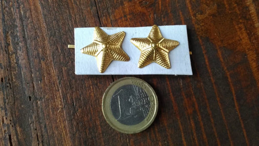 Coppia Stellette Oro Regio Esercito Italia WWII