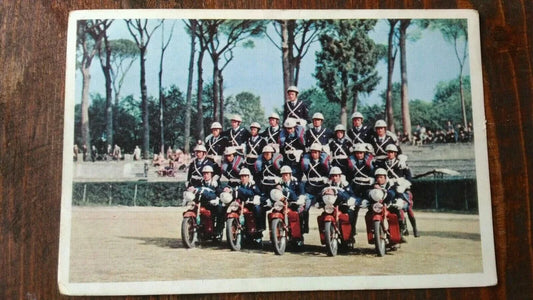 Moto Guzzi Guardie P.S. 107° Annuale Roma Piazza Siena 1959