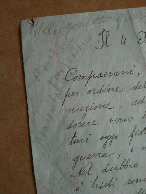 QUINCINETTO 4 Agosto 1912 GUERRA ITALO TURCA LIBIA REGIO ESERCITO ITALIANO