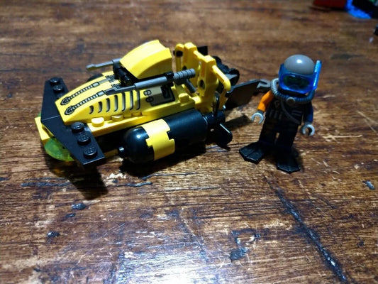 LEGO 4791 Alpha Team Sub-Surface Scooter Vintage Mission Deep Sea Dark 2002
