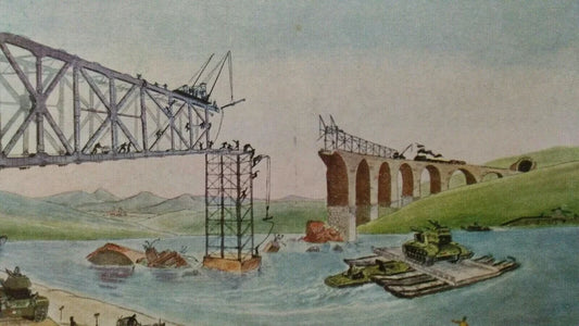 Cartolina Reggimento Genio Ferrovieri