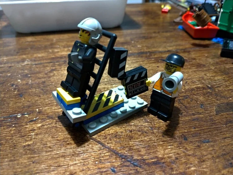 LEGO 1356 Stuntman Catapult Studios Spielberg Action Vintage 2001