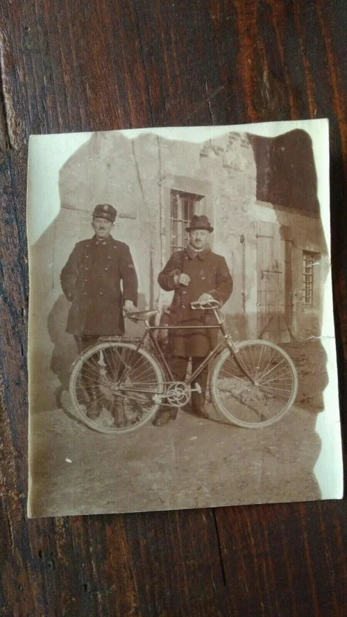 Bici DENTI 1900 Casa Erba Montalbino Foto CICLISMO Bicicletta Epoca fine 800 inizio 900