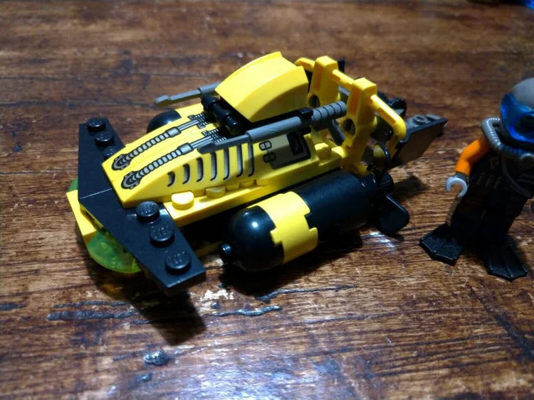 LEGO 4791 Alpha Team Sub-Surface Scooter Vintage Mission Deep Sea Dark 2002
