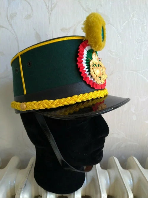 Kepi Grande Uniforme Accademia GUARDIA FINANZA GDF Fiamme Gialle Cappello Kepy