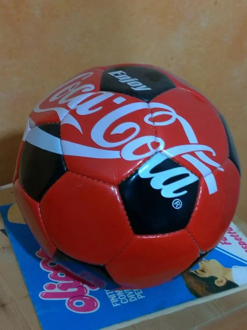 Pallone Coca Cola Vintage ORIGINALE RARO Coke Soda Italia Calcio