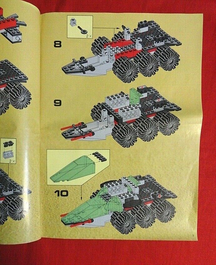 Lego 6957 Solar Snooper 1992 Space Police 100 % Completo