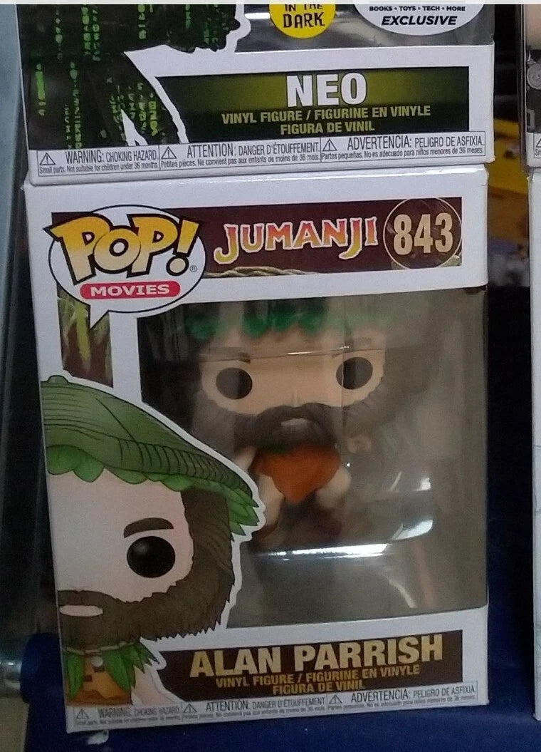 FUNKO POP 843 ALAN PARRISH JUMANJI Robin Williams