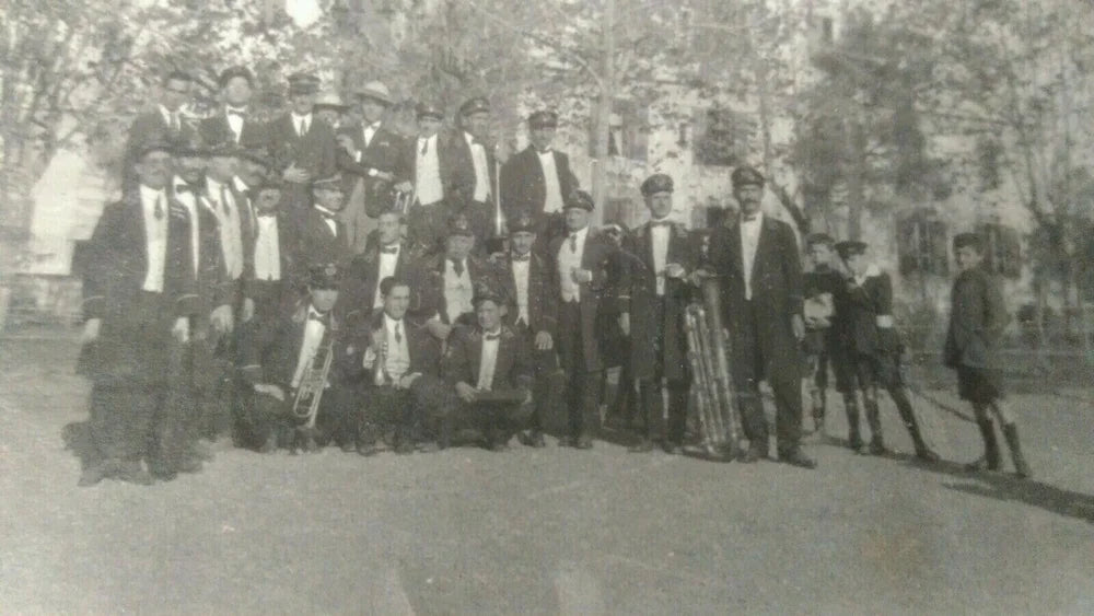 NAPOLI Fanfara Municipale Via Carlo de Cesare Foto Epoca 900