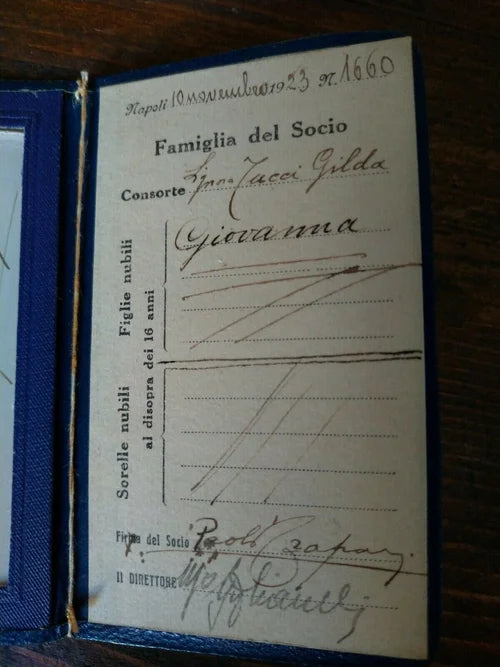 Circolo Militare Napoli Fanteria Uniforme 902