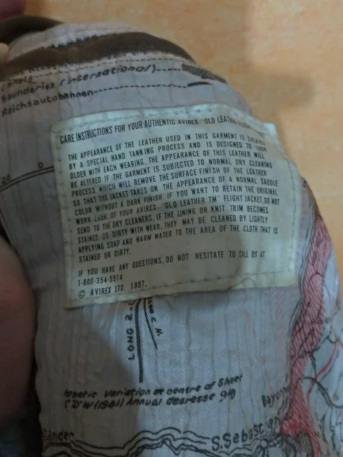 JACKET TYPE G-1 AVIREX US NAVY AIR FORCES TOP GUN