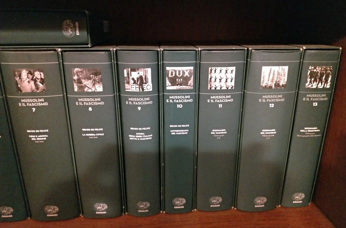 Mussolini e il Fascismo Renzo De Felice Einaudi 14 volumi 1-14
