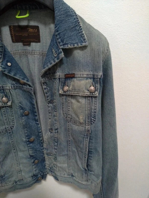 MCS M Giubbotto Jeans Marlboro classics 1987 Medium uomo vintage authentic label