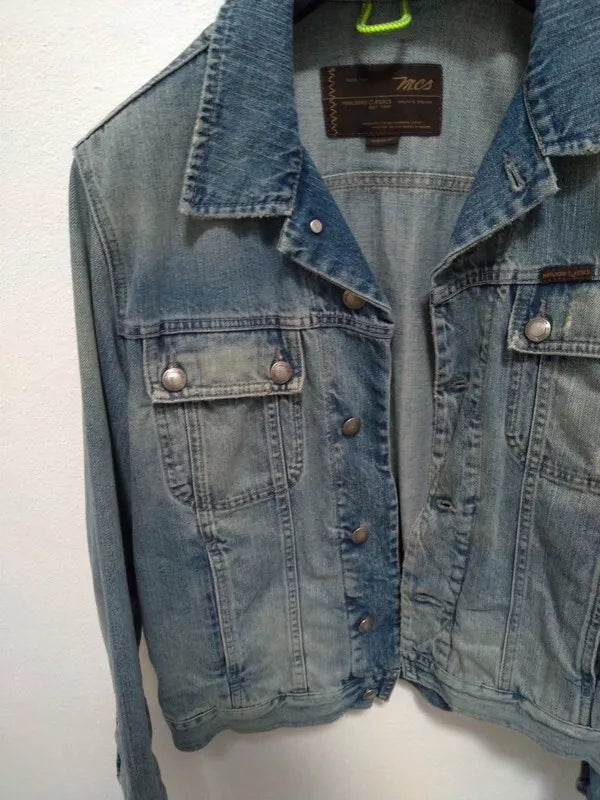 MCS M Giubbotto Jeans Marlboro classics 1987 Medium uomo vintage authentic label