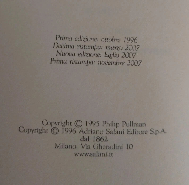 La Bussola d'Oro Philip Pullman - Queste Oscure Materie