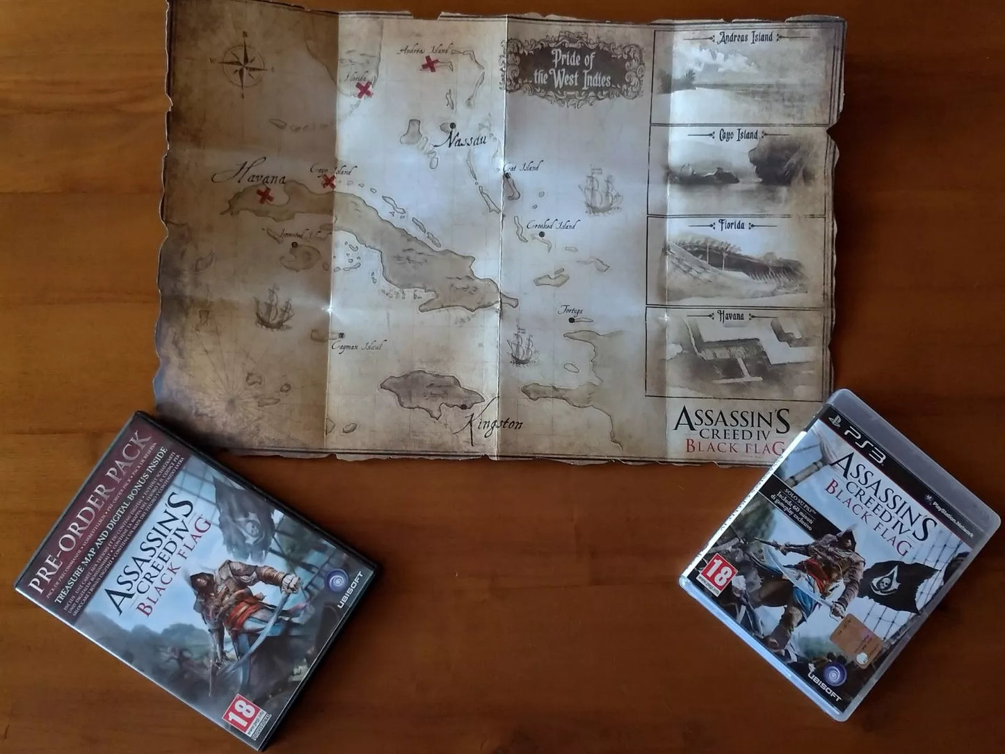 Mappa del Tesoro Pirata Collector Edition ASSASSIN'S CREED IV Black Flag PS3