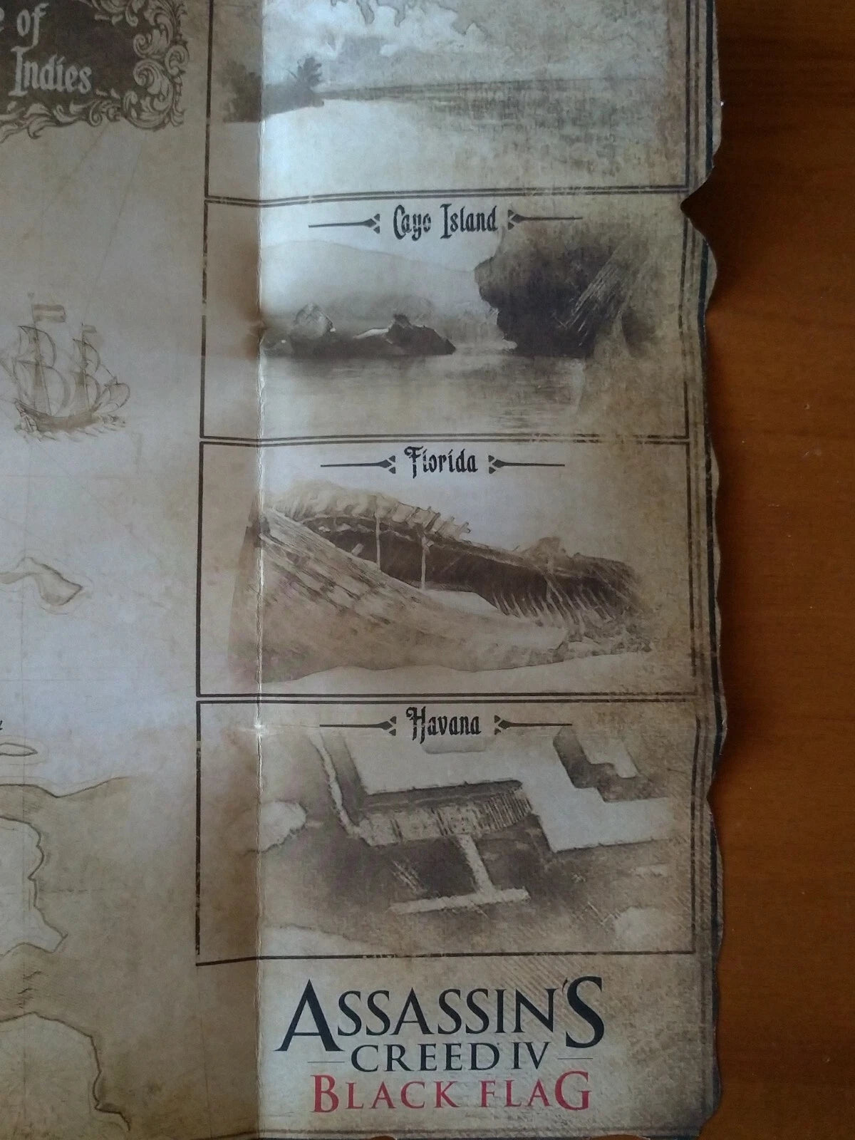 Mappa del Tesoro Pirata Collector Edition ASSASSIN'S CREED IV Black Flag PS3