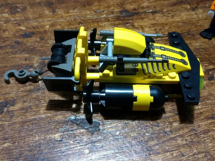 LEGO 4791 Alpha Team Sub-Surface Scooter Vintage Mission Deep Sea Dark 2002