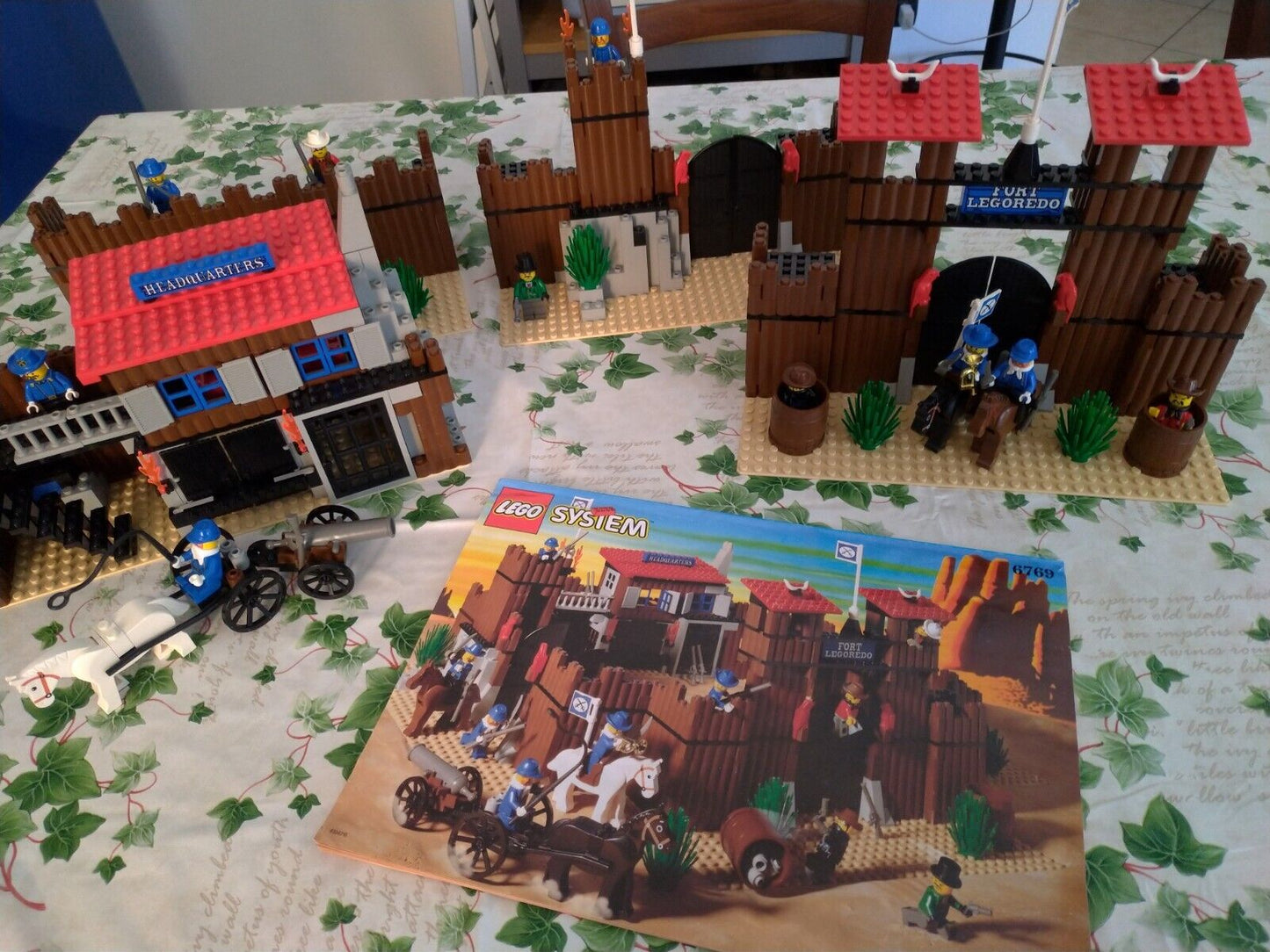 Lego 6769 Fort Legoredo Western 1996 100% Completo System Old Wild West Fortino