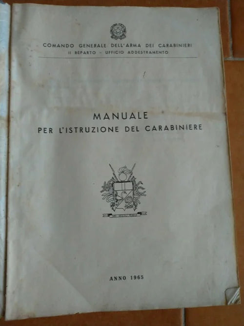 MANUALE per L'ISTRUZIONE del CARABINIERE